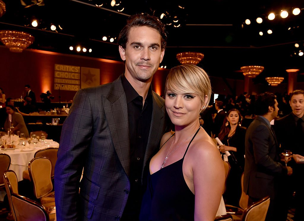 BEVERLY HILLS, CA - JUNE 19: Actress Kaley Cuoco (R) and Tennis player Ryan Sweeting attend the 4th Annual Critics' Choice Television Awards at The Beverly Hilton Hotel on June 19, 2014 in Beverly Hills, California. (Photo by Kevin Winter/Getty Images for Critics' Choice Television Awards)