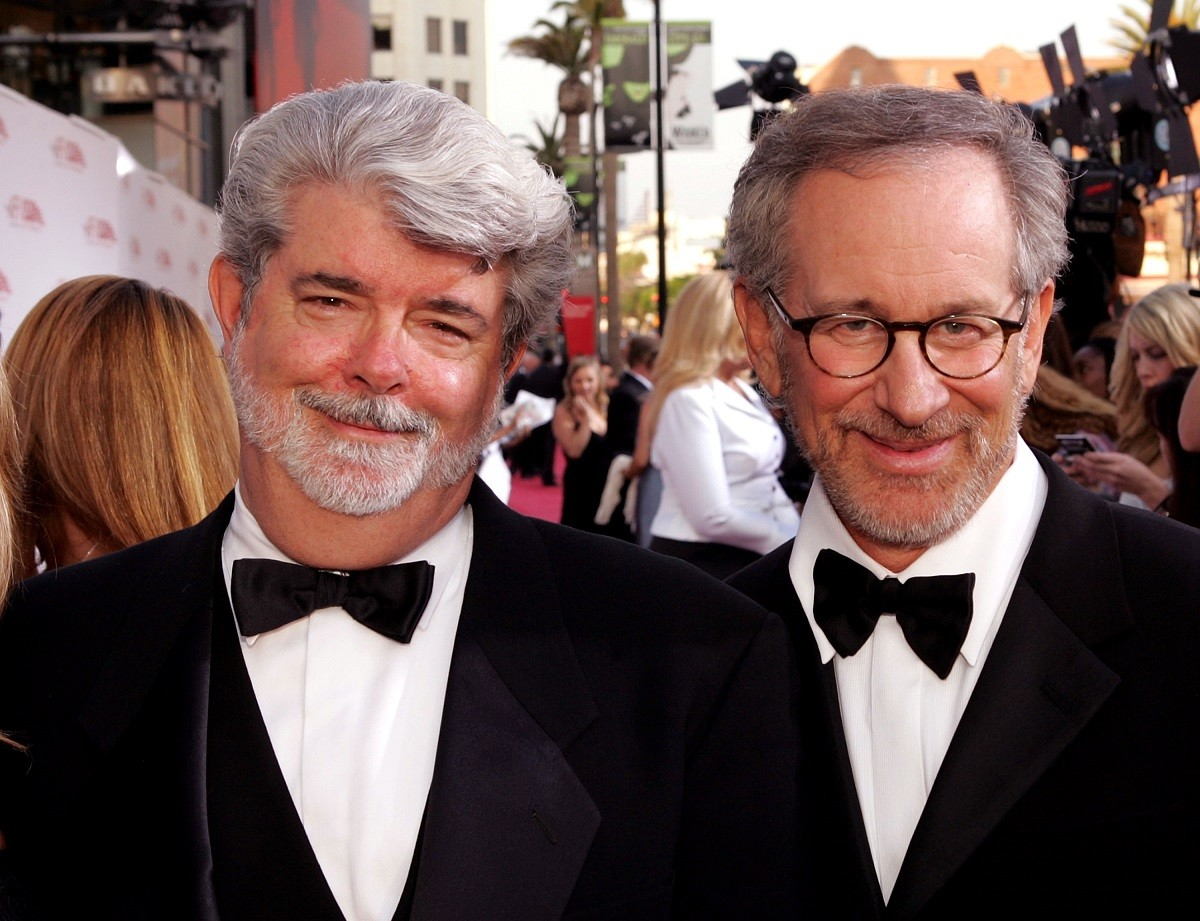 George And His "Poor" Friend Steven Spielberg, (Getty)